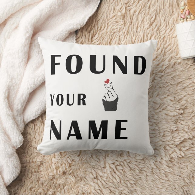 Cojín Decorativo El corazón del dedo (Manta)