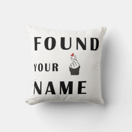 Cojín Decorativo El corazón del dedo