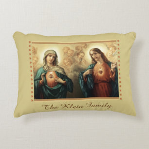Cojín Decorativo El corazón inmaculado sagrado Maria de Jesús