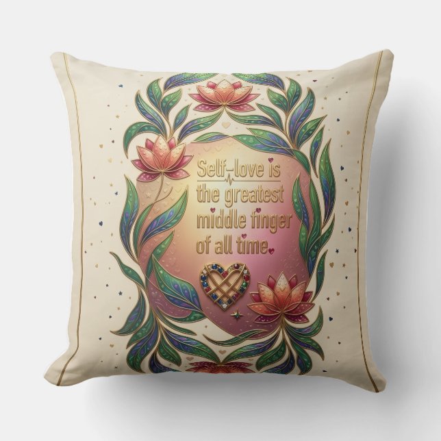 Cojín Decorativo El Corazón Soberano (Anverso)