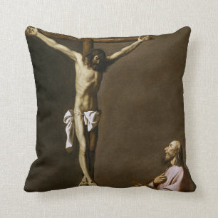 Cojín Decorativo El Cristo crucificado con un pintor