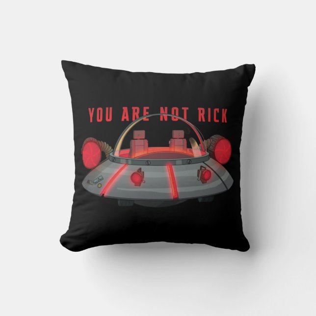 Cojín Decorativo El crucero espacial - No Eres Rick (Anverso)