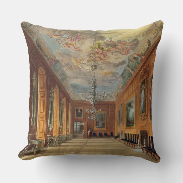 Cojín Decorativo El cuarto de bola, castillo de Windsor, de (Anverso)