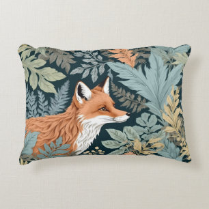 Cojín Decorativo El curioso Fox Fern deja inspirado a William Morri