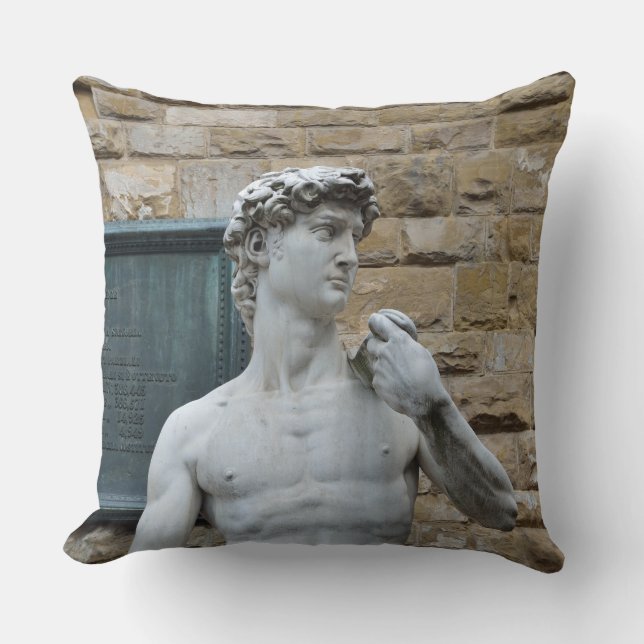 Cojín Decorativo El David de Miguel Ángel (Anverso)