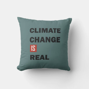 Cojín Decorativo El desafío climático es una verdadera conciencia a