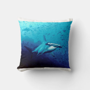 Cojín Decorativo El destino de los animales de los tiburones martil