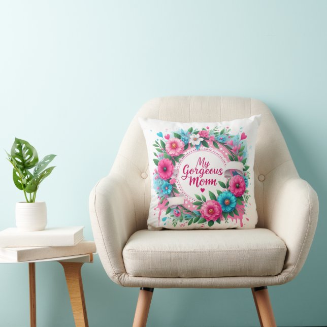 Cojín Decorativo El día de la madre dice "Mi preciosa madre" (Silla)