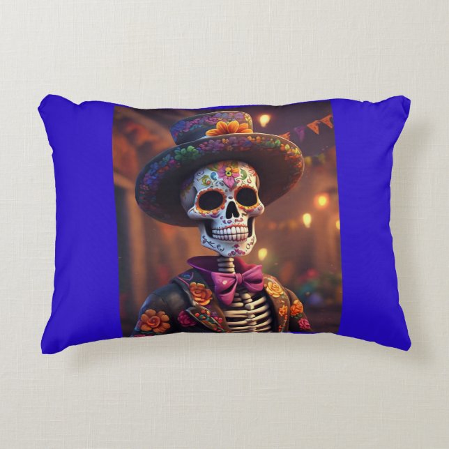 Cojín Decorativo El día de los muertos (Anverso)