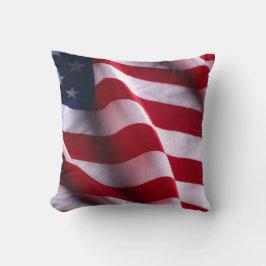 Cojín Decorativo El Día de los Veteranos Gracias, Bandera Patriótic