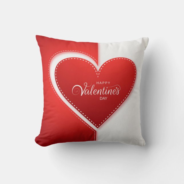 Cojín decorativo el día de San Valentín (Anverso)