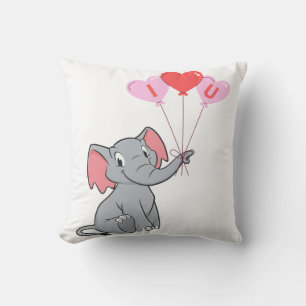 Cojín Decorativo el día de San Valentín lindo te quiero corazón