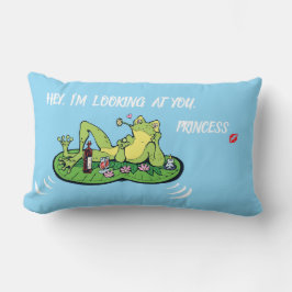 Cojín decorativo El día de San Valentín Rana de am