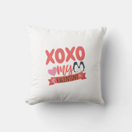 Cojín decorativo El día de San Valentín romántico 