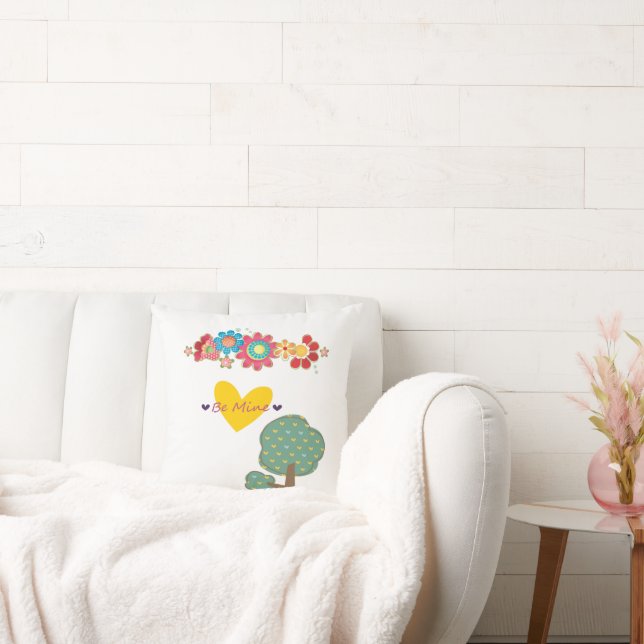 Cojín decorativo El día de San Valentín Sé Mío (Sofá)