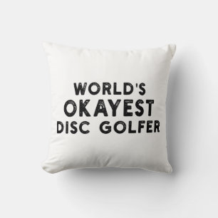 Cojín Decorativo El disco de golf más Okayest del mundo, papá