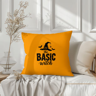 Cojín Decorativo El diseño básico de Halloween de bruja coincidente