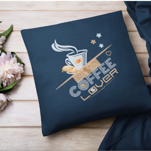 Cojín Decorativo El diseño de Coffee Lover