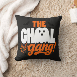 Cojín Decorativo El diseño de Halloween de la pandilla Ghoul