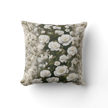 El diseño de patrón floral suave blanco