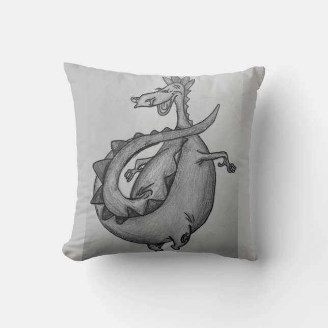Cojín Decorativo El dragón mágico (Anverso)