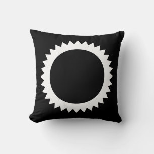 Cojín Decorativo El eclipse total de eclipse de un astrónomo modern