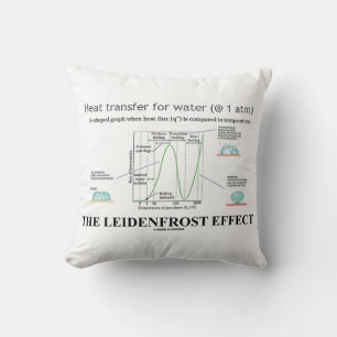 Cojín Decorativo El Efecto Leidenfrost Química Agua