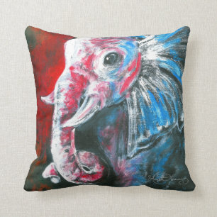 Cojín Decorativo El Elefante Inteligente Elegante