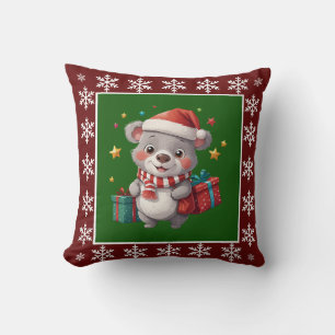 Cojín Decorativo El elegante y gracioso Santa Claus