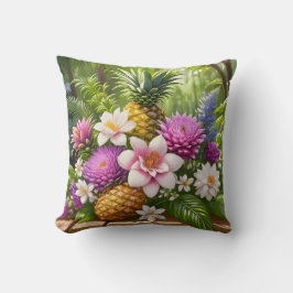 Cojín Decorativo El encanto exótico de las piñas