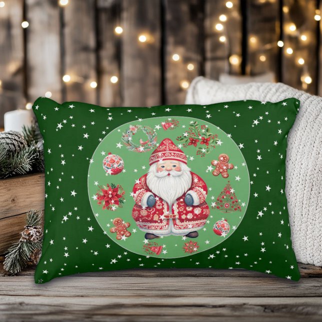 Cojín Decorativo El Escandinavo Santa Claus Green (Subido por el creador)