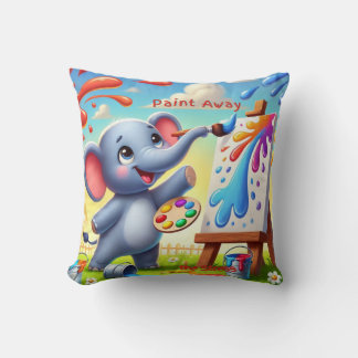 Cojín Decorativo El escape creativo del elefante