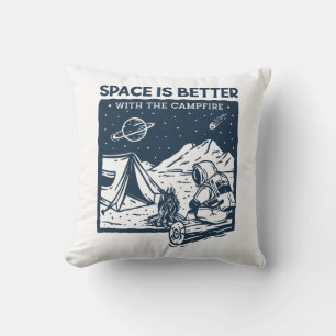 Cojín Decorativo El espacio es mejor con el fuego
