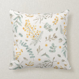 Cojín Decorativo El eucalipto australiano del zarzo sale del trullo