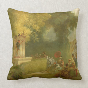 Cojín Decorativo El Fete en la Santo-Nube, detalle del espectáculo