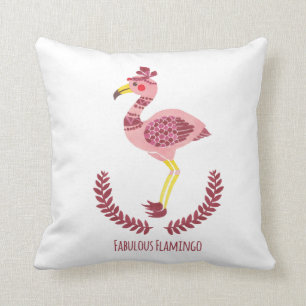 Cojín Decorativo El flamenco fabuloso
