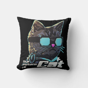 Cojín Decorativo El futuro es gato