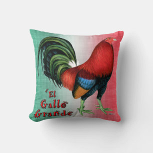 Cojín Decorativo El Gallo Grande