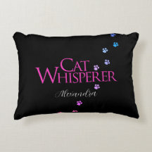 El gato Whisperer Colorful Tie Dye se divierte dic