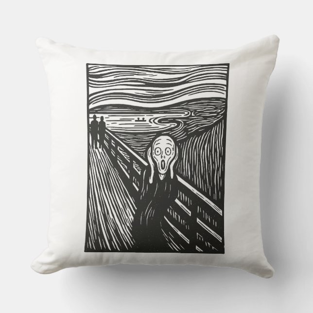 Cojín Decorativo El grito de Edvard Munch (Anverso)