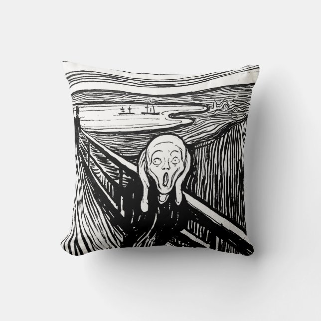 Cojín Decorativo El grito de Edvard Munch (Anverso)