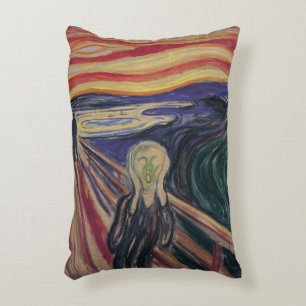 Cojín Decorativo El Grito por Edvard Munch, Expresionismo Vintage