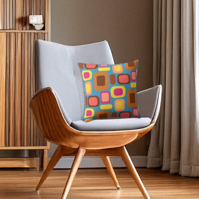 Cojín Decorativo El Groovy Setenties Retro Lounge Revival (Subido por el creador)