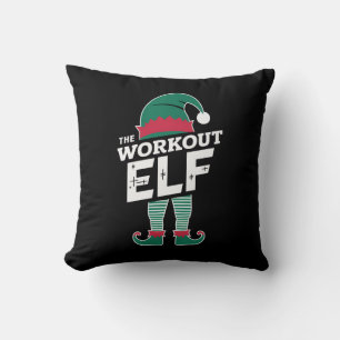 Cojín Decorativo El grupo Workout Elf que coincide con los Navidade