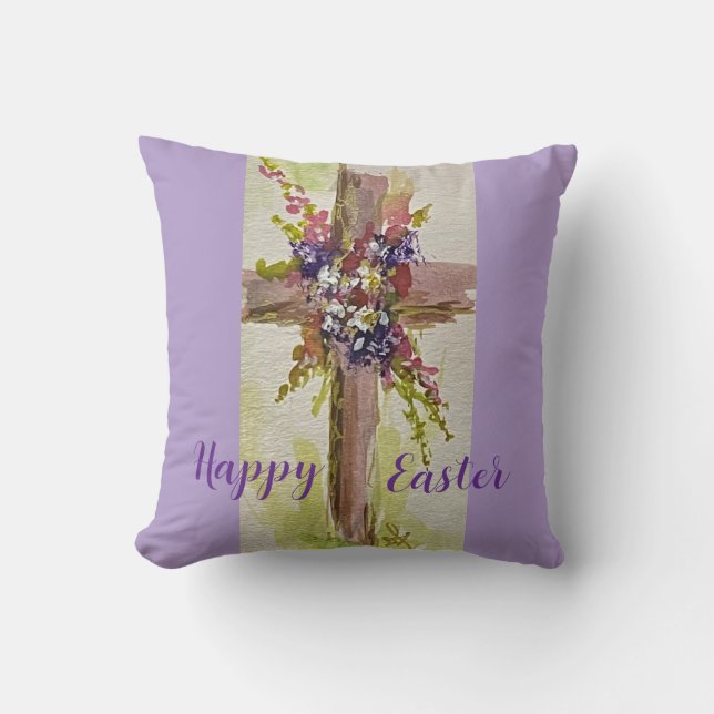 Cojín Decorativo Él ha resucitado  (Anverso)