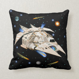 Cojín Decorativo El halcón de la ciencia ficción inspiró el espacio