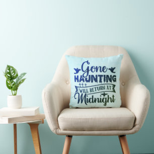 Cojín Decorativo El Haunting regresará a la mitad de la noche de Ha