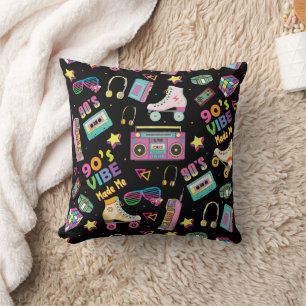 Cojín Decorativo El Hip Hop Vibes Retro Me Hizo Patrón