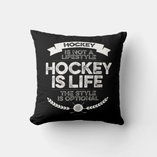Cojín Decorativo El hockey no es un estilo de vida