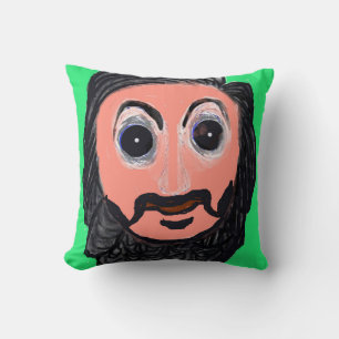Cojín Decorativo El hombre con el bigote de cola de león